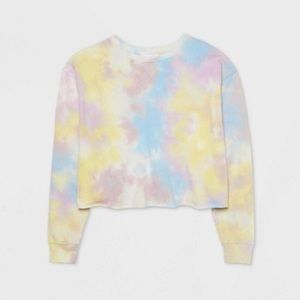 Colsie tie dye sweatshirt
